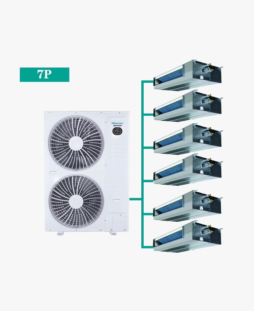 海信榮耀家系列家用 中央空調 多聯機HVR-200W 7匹一拖六（120-150㎡）